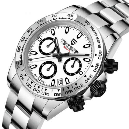 Часы мужские Pagani Design PD-1727 Silver-White-0